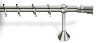 Κουρτινόβεργα νίκελ ματ Φ25 7031 Viobrass