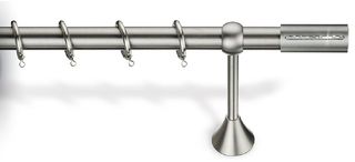 Κουρτινόβεργα νίκελ ματ Φ25 7012 Viobrass