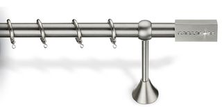 Κουρτινόβεργα νίκελ ματ Φ25 7010 Viobrass