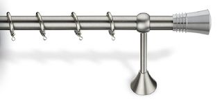 Κουρτινόβεργα νίκελ ματ Φ25 7032 Viobrass