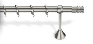 Κουρτινόβεργα νίκελ ματ Φ25 7130 Viobrass