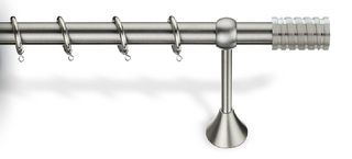 Κουρτινόβεργα νίκελ ματ Φ25 7025 Viobrass