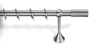 Κουρτινόβεργα νίκελ ματ Φ25 7007 Viobrass