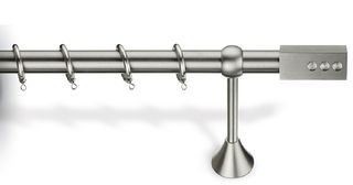 Κουρτινόβεργα νίκελ ματ Φ25 7003 Viobrass