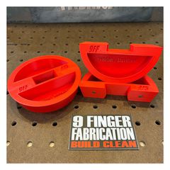 9Finger Fabrication Σετ 4 Πωμάτων Θήκης Κινητήρα Evo/Shovel/XL 3,625"-3,950", case bore plug set