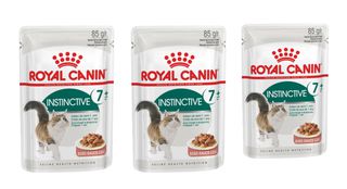 Φακελάκι Royal Canin F.Wet Instinctive+7 Gravy Κομμάτια σε Σάλτσα, Economy Pack 3 Τεμ. x 85gr