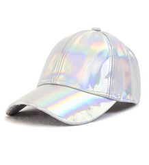 Holgraphic Baseball Cap Silver