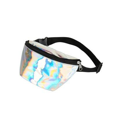 Silver hologram bumbag B