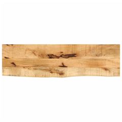Επιφάνεια Τραπεζιού 110x30x3,8 εκ. Live Edge Μασίφ Ξύλο Μάνγκο 370385