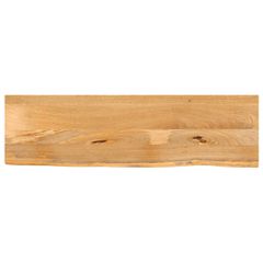 Επιφάνεια Τραπεζιού 120x30x2,5 εκ. Live Edge Μασίφ Ξύλο Μάνγκο 370434
