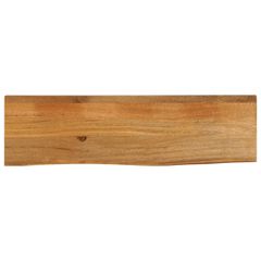 Επιφάνεια Τραπεζιού 120x40x2,5 εκ. Live Edge Μασίφ Ξύλο Μάνγκο 370542