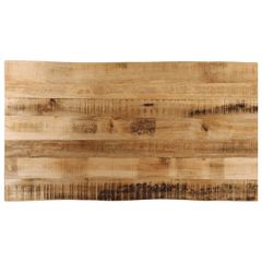 Επιφάνεια Τραπεζιού 100x60x3,8 εκ. Live Edge Μασίφ Ξύλο Μάνγκο 370694