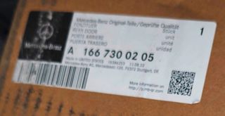 Πίσω δεξιά πόρτα για Mercedes W166