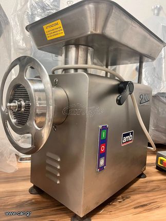 Κρεατομηχανή AMB TC 32 INOX-thumb-9