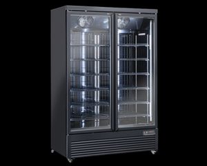 INOXWEB 2026-Όρθιος καταψύκτης RFG 1350B (ΜΕ ΓΥΑΛΙΝΗ ΠΟΡΤΑ) 1080lt CH-RFG 1350B