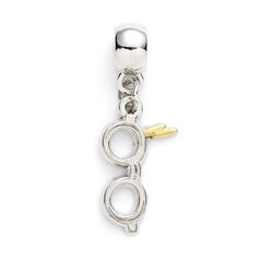 Carat Shop Harry Potter - Lightning Bolt with Glasses Slider Charm Silver (HP0176)