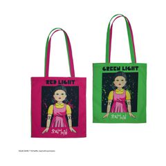 Cinereplicas TV Series: Netflix Squid Game - Red Light, Green Light Polyester Tote Bag (CR2344)