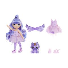 MGA Rainbow High: Rainbow Fantasy Fairies - Amethyst Willow Doll (543435)