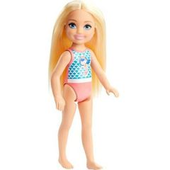 Mattel Barbie(R): Club Chelsea Beach Doll with Mermaid Swimsuit (JBG70)