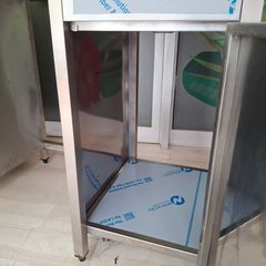 Πόστο καφέ 180*60,5*90/100 εκ, με τρύπα ακαθάρτων, 1 γούρνα 29*35*18 εκ & θέση για ψυγείο. ΠΡΟΣΦΟΡΑ! Ποιότητα & Τιμή Stockinox-thumb-5