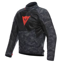 IGNITE AIR TEX JACKET DAINESE CAMO-GRAY/BLACK/FLUO-RED