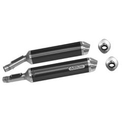 ARROW EXHAUST ALUMINIUM DARK RACE-TECH STEEL END CAP APRILIA RSV 1000 R/ R FACTORY '04-'08