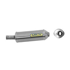 ARROW EXHAUST ALUMINIUM DARK MAXI RACE-TECH STEEL END CAP KAWASAKI ER-6N - ER-6F '05-'11