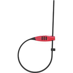 Συρματόσχοινο ABUS Combiflex Travelguard Κόκκινο10095600-01