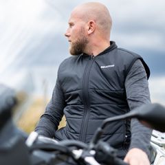 Γιλέκο Μηχανής Μαύρο  Adventure για Ακραίες Συνθήκες