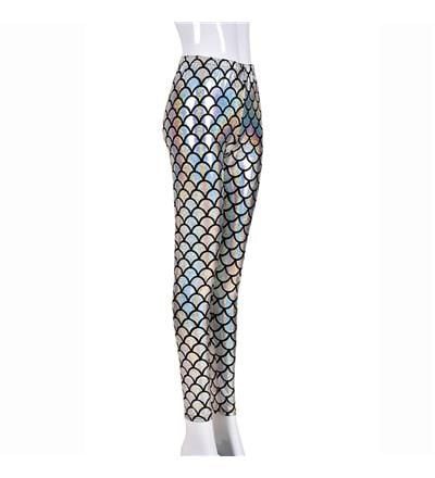 Silver scale leggings