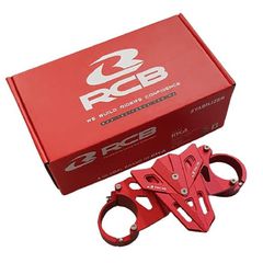 Γέφυρα Ενίσχυση Πηρουνιού Yamaha Crypton 135 RCB RACING BOY ALIEN-2 Κόκκινη