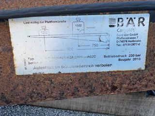 ΥΔΡΑΥΛΙΚΗ ΠΟΡΤΑ BAR 1500Kg ΣΥΡΟΜΕΝΗ-thumb-2