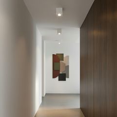 Κινούμενο Φωτιστικό Downlight Σποτ για Λάμπα MR16 με Ντουί GU10 AC 220-240V IP20 - Λευκό Ματ - Μ8 x Π8 x Υ10cm