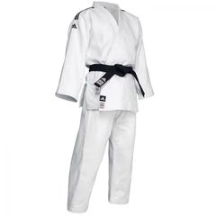 Στολή Τζούντο adidas J-IJF CHAMPION III ΣΤΕΝΗ ΓΡΑΜΜΗ Λευκή - Εγκεκριμένη