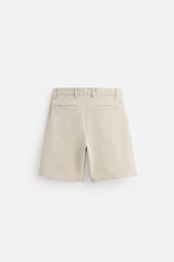 Βερμούδα Regular Fit Μπεζ Μέγεθος 42-thumb-3