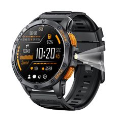 CACGO K67 GPS Sports Smart Watch IP68 1.43inch AMOLED BT Call Black