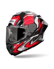 Airoh GP800 Must Red Gloss + Extra Dark Smoke Ζελατίνα