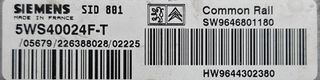 ΕΓΚΕΦΑΛΟΣ PEUGEOT 2.0 HDI, 5WS40024F-T, 9646801180, 9644302380, SID 801, 5WS40024FT-thumb-1