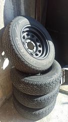 Ζάντες 16x7 με λάστιχα 215-70-16