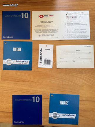 Carry on Καμπίνας Βαλίτσα Samsonite VOLTAGE DLX με θύρα USB σε άριστη κατάσταση-thumb-10