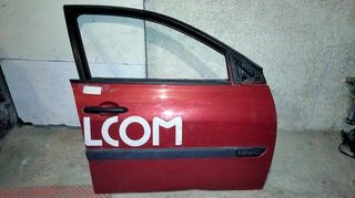 RENAULT MEGANE SDN - L/B (02-08) ΠΟΡΤΑ ΕΜΠΡΟΣ ΔΕΞΙΑ ΜΕ ΠΑΡΕΛΚΟΜΕΝΑ (ΓΝΗΣΙΑ)