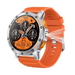 CACGO K67 GPS Sports Smart Watch IP68 1.43inch AMOLED BT Call Orange