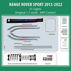 DIQ AMBIENT RANGE ROVER SPORT (L494) TRIM mod. 2013-2022 (Digital iQ Ambient Light for LAND ROVER RANGE ROVER SPORT L494 mod. 20