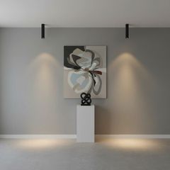 Φωτιστικό Downlight Σποτ για Λάμπα MR16 με Ντουί GU10 AC 220-240V IP20 - Μαύρο Ματ - Μ6 x Π6 x Υ30cm