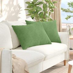 Μαξιλάρι Καναπέ 2 pcs Ανοιχτό πράσινο 70 x 50 cm 42013759