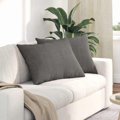 Μαξιλάρι Καναπέ 2 pcs Ανοιχτό γκρι 70 x 50 cm 42013774