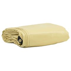 Τέντα 650g / m² Μπεζ 5 x 7 m Καμβάς με επικάλυψη PVC 42017751