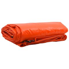Τέντα 650g / m² Πορτοκαλί 4 x 6 m Καμβάς με επικάλυψη PVC 42017784