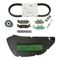 KIT SERVICE ΜΕΓΑΛΟ ΓΝΗΣΙΟ 1R000455 PIAGGIO MEDLEY 125 2016-2019 ΙΜΑΝΤΑΣ ΚΙΝΗΣΗΣ + ΜΠΙΛΙΕΣ (ΡΑΟΥΛΑ) + ΓΛΥΣΤΡΕΣ (ΟΔΗΓΟΙ) + ΤΑΚΑΚΙΑ ΕΜΠΡΟΣ ΠΙΣΩ  + ΦΙΛΤΡΟ ΛΑΔΙΟΥ + ΦΙΛΤΡΟ ΑΕΡΑ + ΜΠΟΥΖΙ
