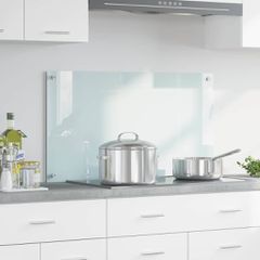 Πλάτη κουζίνας Γάλα 90 x 50 cm σκληρυμένο γυαλί 42018015